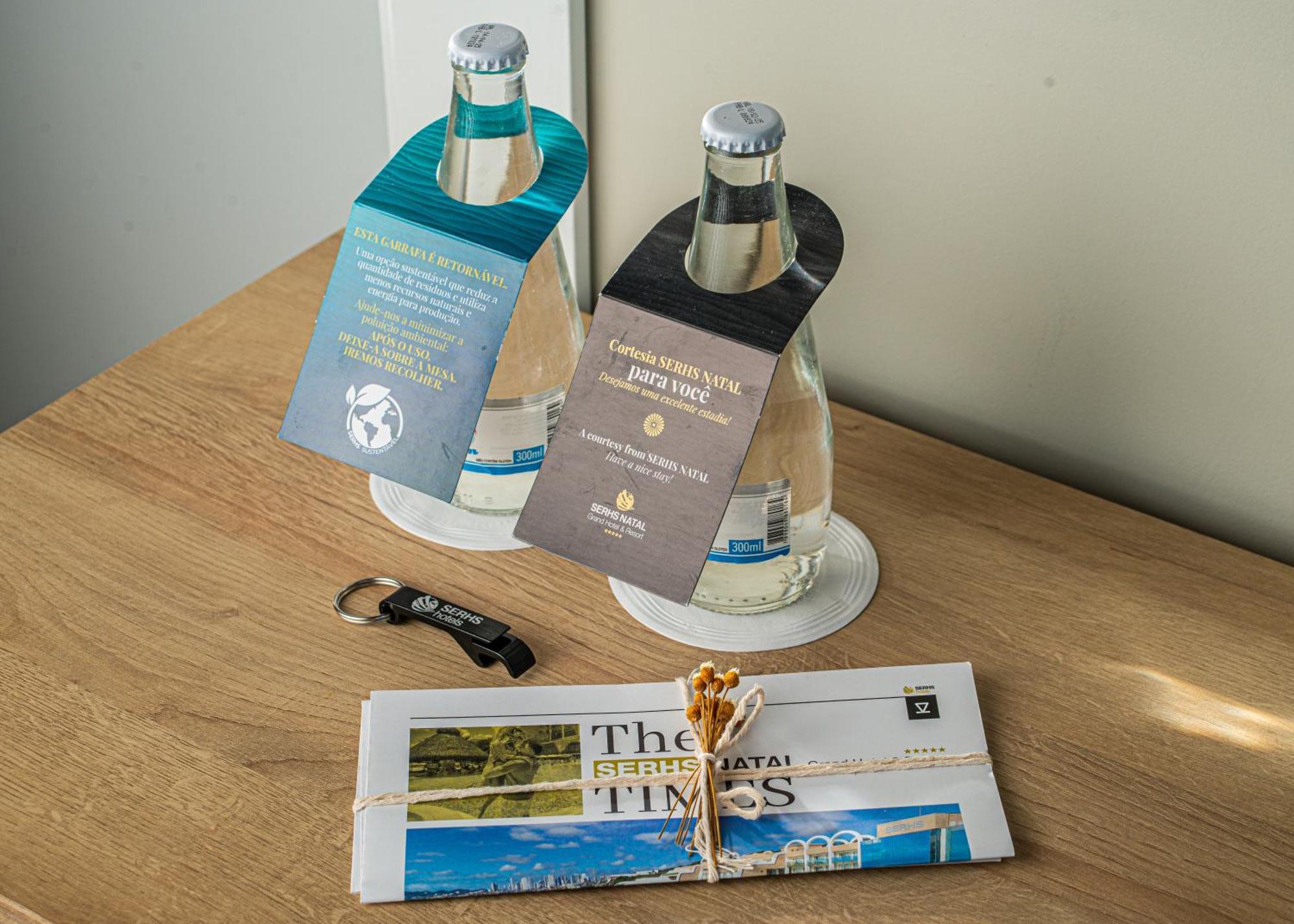 Serhs Natal Grand Hotel & Resort Екстер'єр фото The Times newspaper in a hotel room